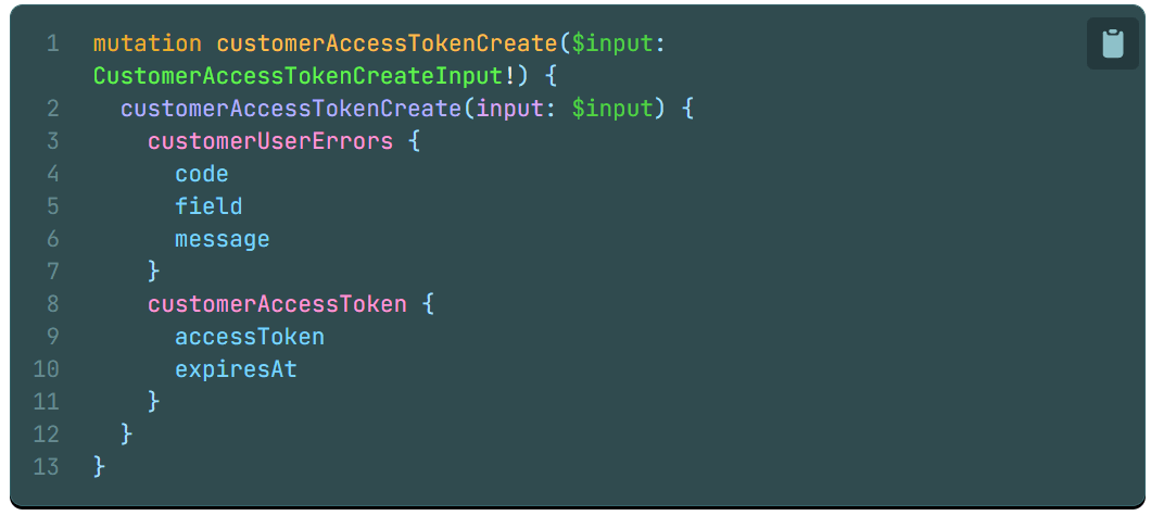 Shopify API - Storefront API Example